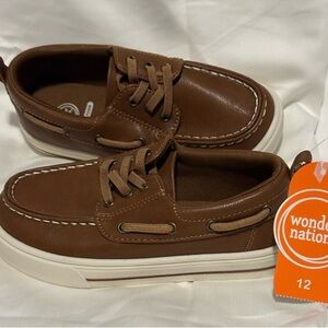 Wonder Nation Brown Kid Shoes